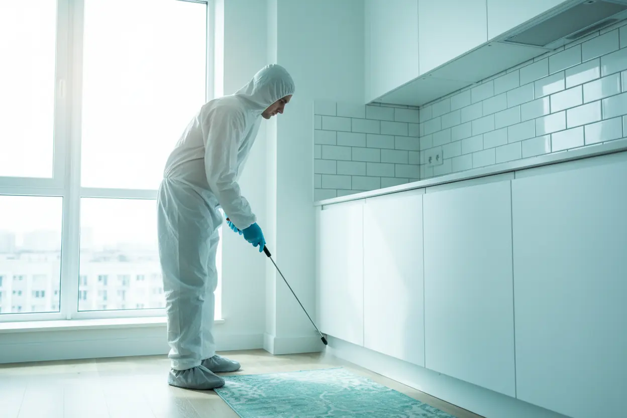 Technicien en intervention dans un logement
